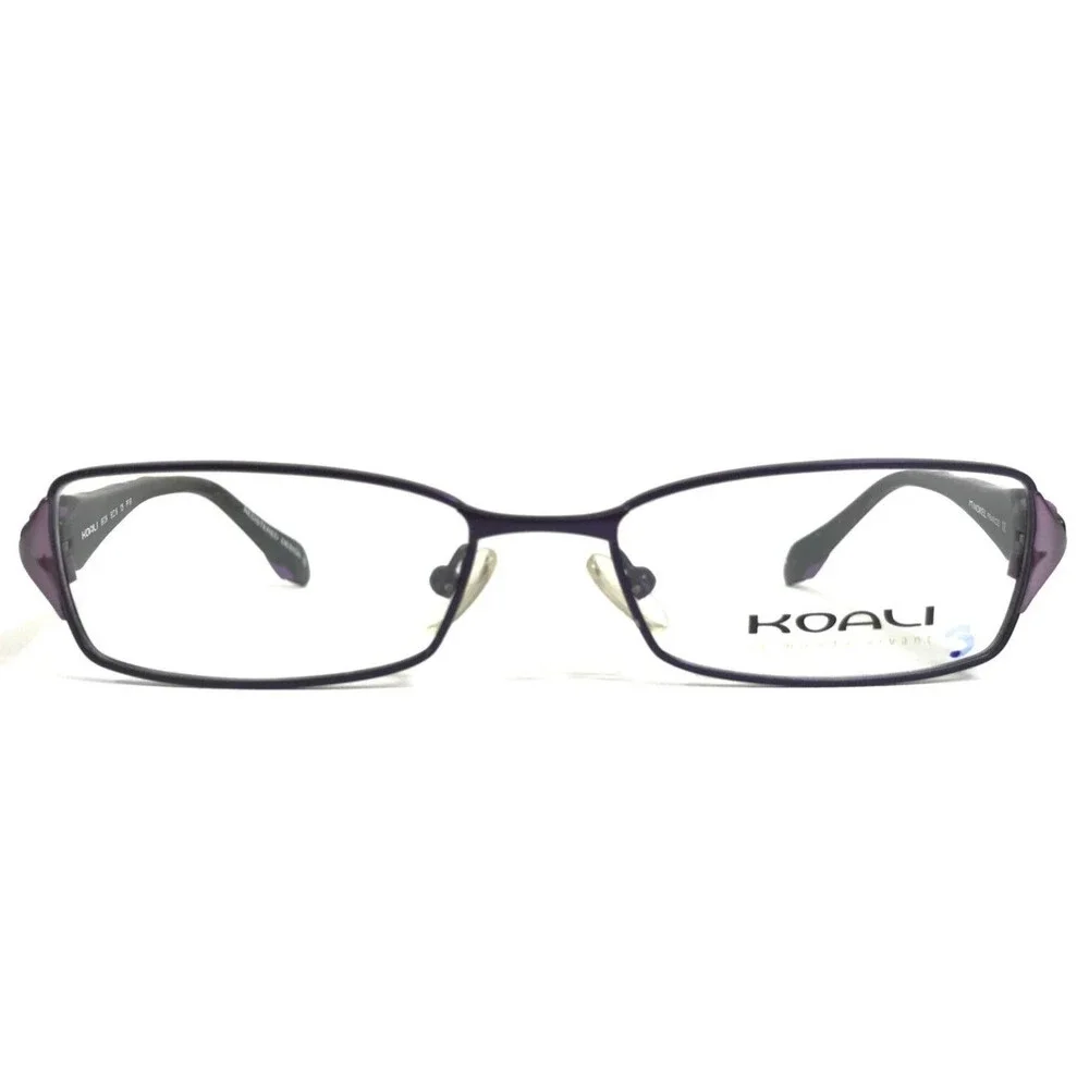 Morel Eyeglasses Frames KAOLI 6672K PP169 Black Purple Rectangular 50-16-135